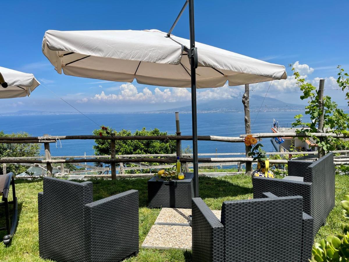 La Badia Montechiaro - Breathtaking View Of Sorrento Coast Βίλα Vico Equense Εξωτερικό φωτογραφία
